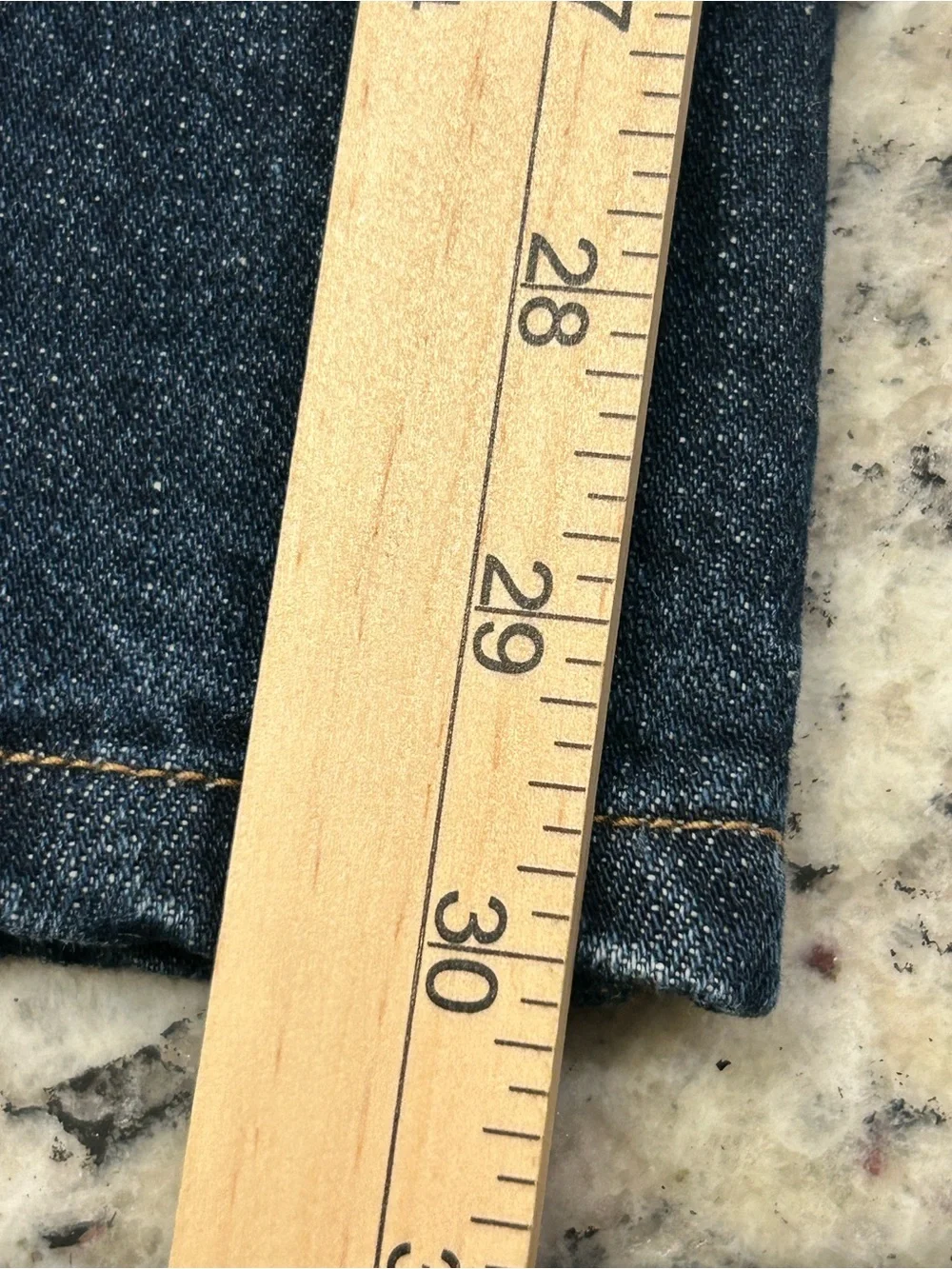 Eddie Bauer Premium Denim Relaxed Blue Plaid Flannel Lined Blue Jeans 38/30 Men